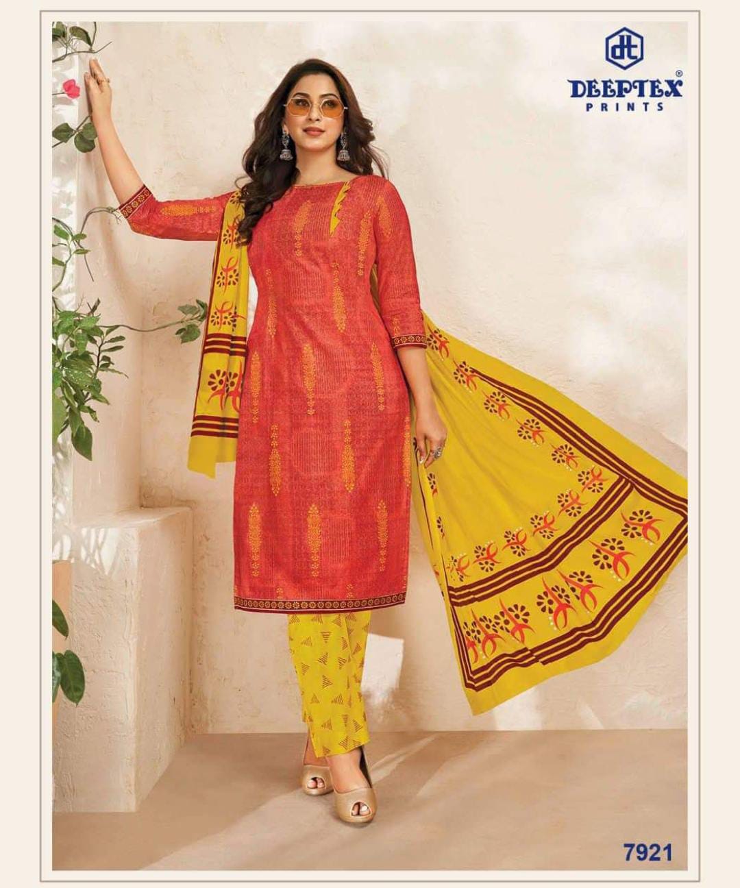 Deeptex Vol 79 Printed Cotton Dress Material Catalog
